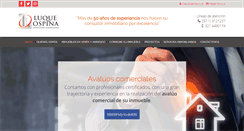 Desktop Screenshot of luqueospina.com